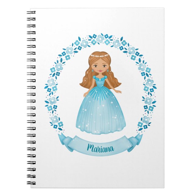 Caderno Espiral Princesa (Frente)