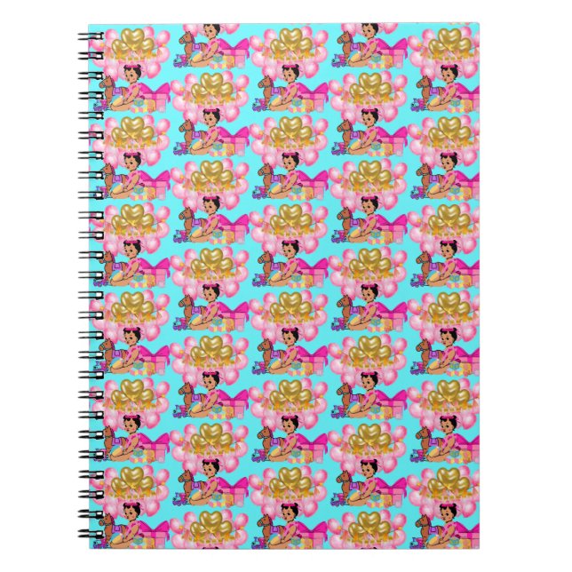 Caderno Espiral Princesa a Rosa (Frente)