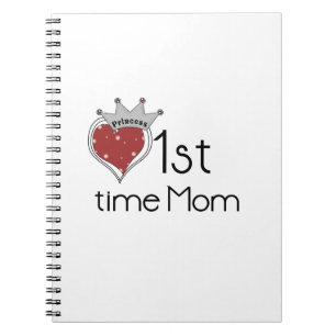 Caderno Espiral Princesa Coração 11rua, Mamãe Presente