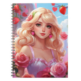 Caderno Espiral Princesa da primavera