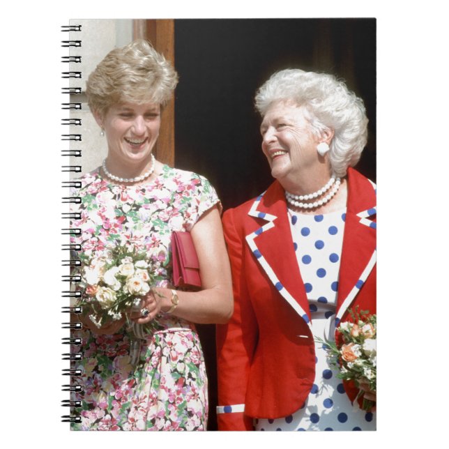 Caderno Espiral Princesa Diana-Barbara Bush (Frente)