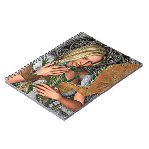 Caderno Espiral Princesa e Dragão