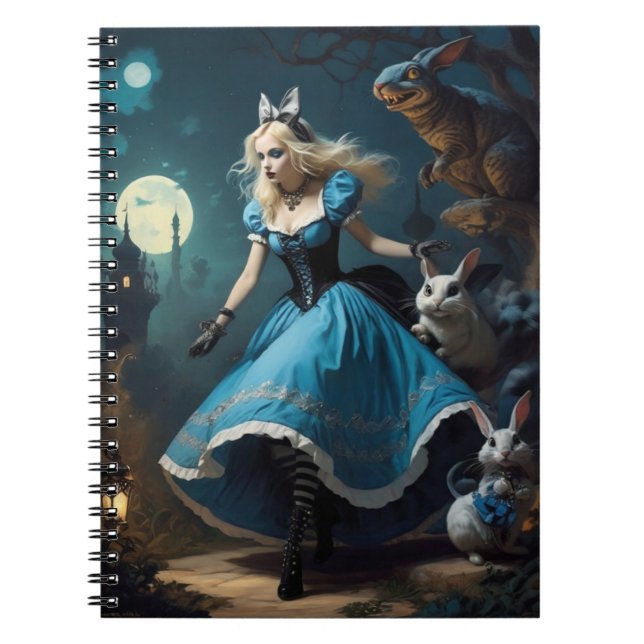 Caderno Espiral Princesa Fantástica Gótica (Frente)
