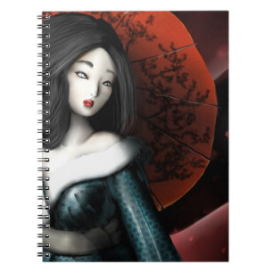 Caderno Espiral Princesa Japonesa - Taketori Monogatari