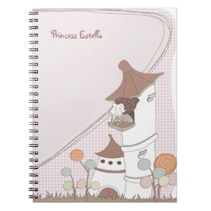 Caderno Espiral Princesa no Castelo Notebook