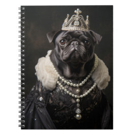 Caderno Espiral Princesa Pug - Uma verdadeira história de beleza!