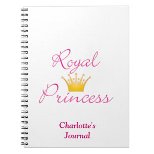 Caderno Espiral Princesa real