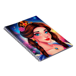 Caderno Espiral Princess Notebook: Magic and Charm on Every Page