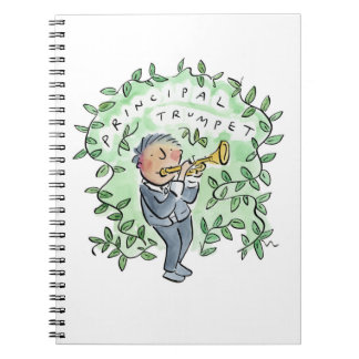 Caderno Espiral Principal Trumpet