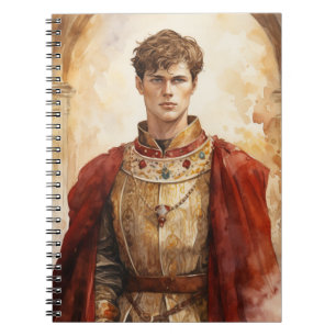 Caderno Espiral Príncipe Medieval