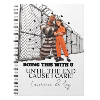Caderno Espiral Prison Cards Long Distance Doing Time