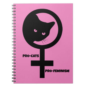 Caderno Espiral Pro Cats Pro Feminismo