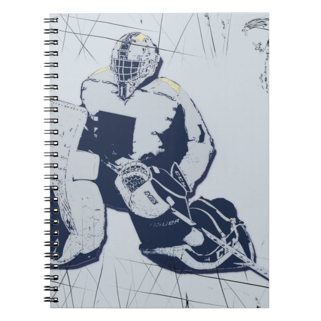 Caderno Espiral Pro Goalie - Ice Hockey Goalie (Frente)