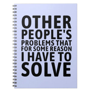 Caderno Espiral Problemas dos Outros