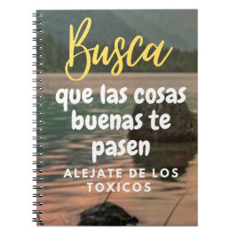 Caderno Espiral Procura que as coisas boas aconteçam