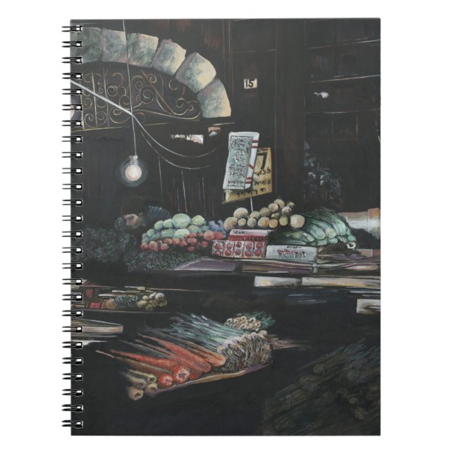 Caderno Espiral Produtos de uma Colheita Enfrentada, Jerusalém (Frente)