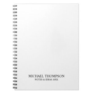 Caderno Espiral Professional Black and White