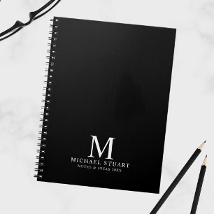 Caderno Espiral Professional personalized monogram and name