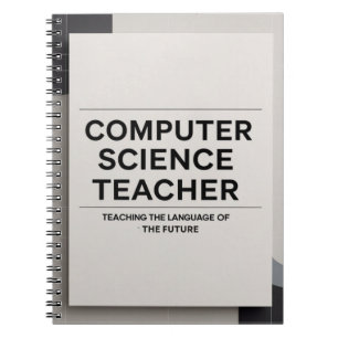 Caderno Espiral Professor de Ciência da Computação