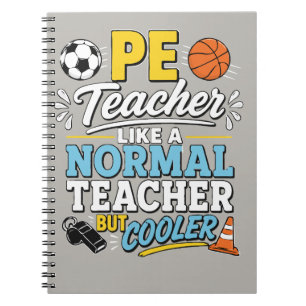 Caderno Espiral Professor de Educação Física Como um Professor Nor