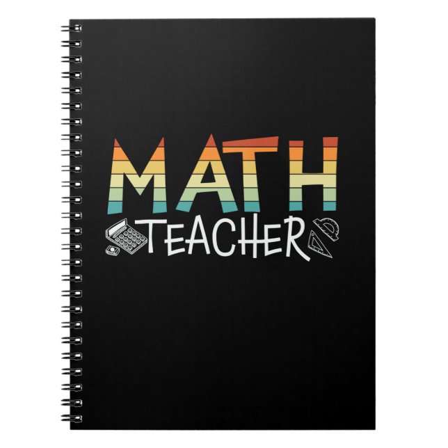 Caderno Espiral Professor de Matemática (Frente)