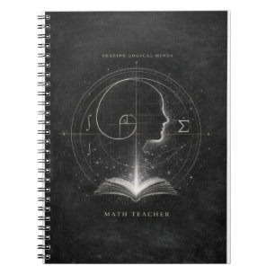 Caderno Espiral Professor de Matemática Arquiteto de Mentes Futura