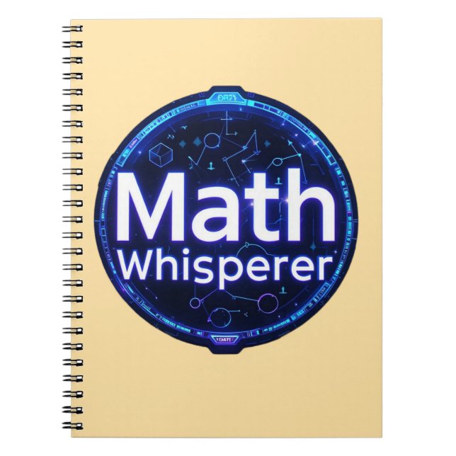 Caderno Espiral Professor de Matemática Mago da Matemática (Frente)