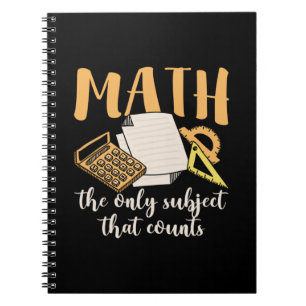 Caderno Espiral Professor De Matemática Matemática O Único Assunto