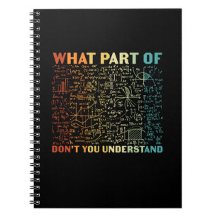Caderno Espiral Professor De Matemática Que Parte Da Matemática