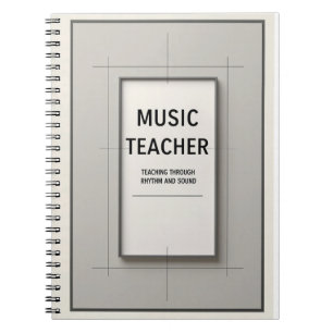 Caderno Espiral Professor de Música