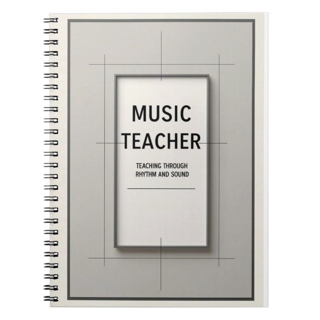 Caderno Espiral Professor de Música (Frente)