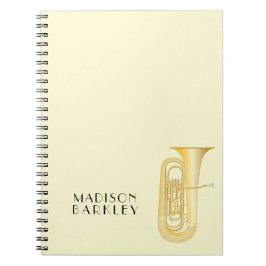 Caderno Espiral Professor de Música Tuba
