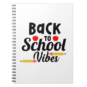 Caderno Espiral Professor de presentes Voltar Às Víblias Escolar