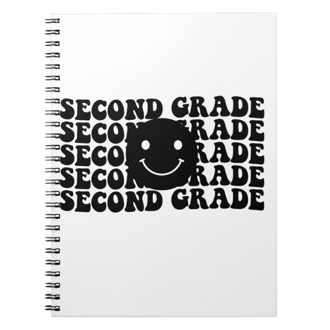 Caderno Espiral Professor de Segunda Série de Volta à Escola (Frente)