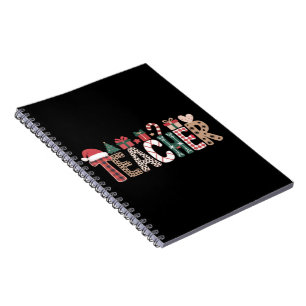 Caderno Espiral Professor Natal Vida Ensinar Amor Inspirador