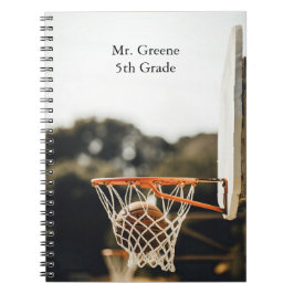 Caderno Espiral Professor Personalizado Lover Esportivo de Basquet
