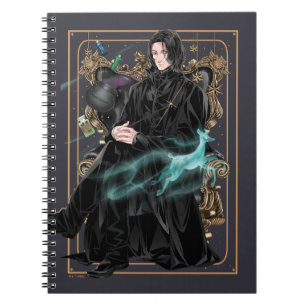 Caderno Espiral Professor Severus Snape Sentado