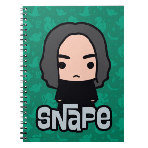 Caderno Espiral Professor Snape Personagem de desenho animado Art