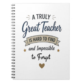 Caderno Espiral Professor Verdadeiramente Ótimo Impossível de Esqu