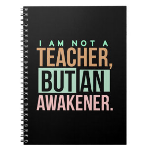 Caderno Espiral Professora De Arte E Awakener