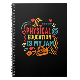 Caderno Espiral Professora De Educação Física P.E. É Uma Mulher Ja