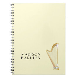 Caderno Espiral Professora de Música Musical Harp