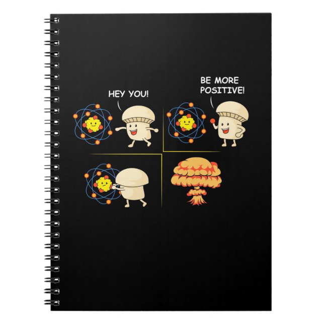 Caderno Espiral Professora É Mais Positiva (Frente)