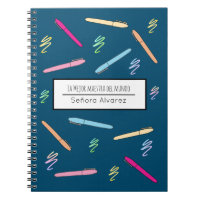 Professora Espanhola Obrigado Mejor Maestra del Mu