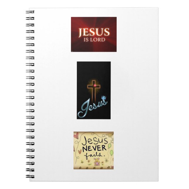 Caderno Espiral Professores de Jesus: Notas e Reflexões" (Frente)