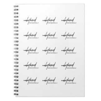 Caderno Espiral Profissionalmente Impassível”