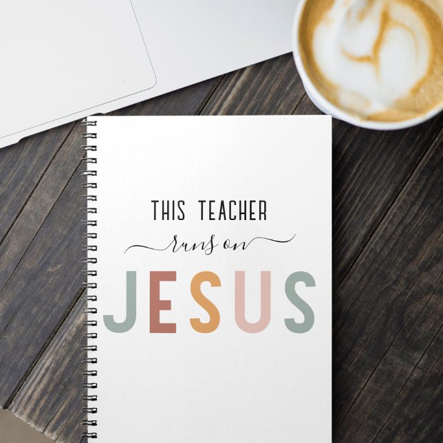Caderno Espiral Profissões de fé Jesus personalizadas (Criador carregado)