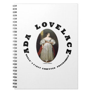Caderno Espiral Programador de computador do mundo de Ada Lovelace