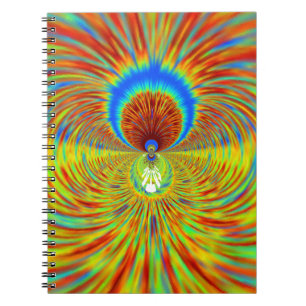 Caderno Espiral Projetista Gráfico de Incêndio Espantoso