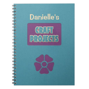 Caderno Espiral Projetos de Artesanato Personalizados